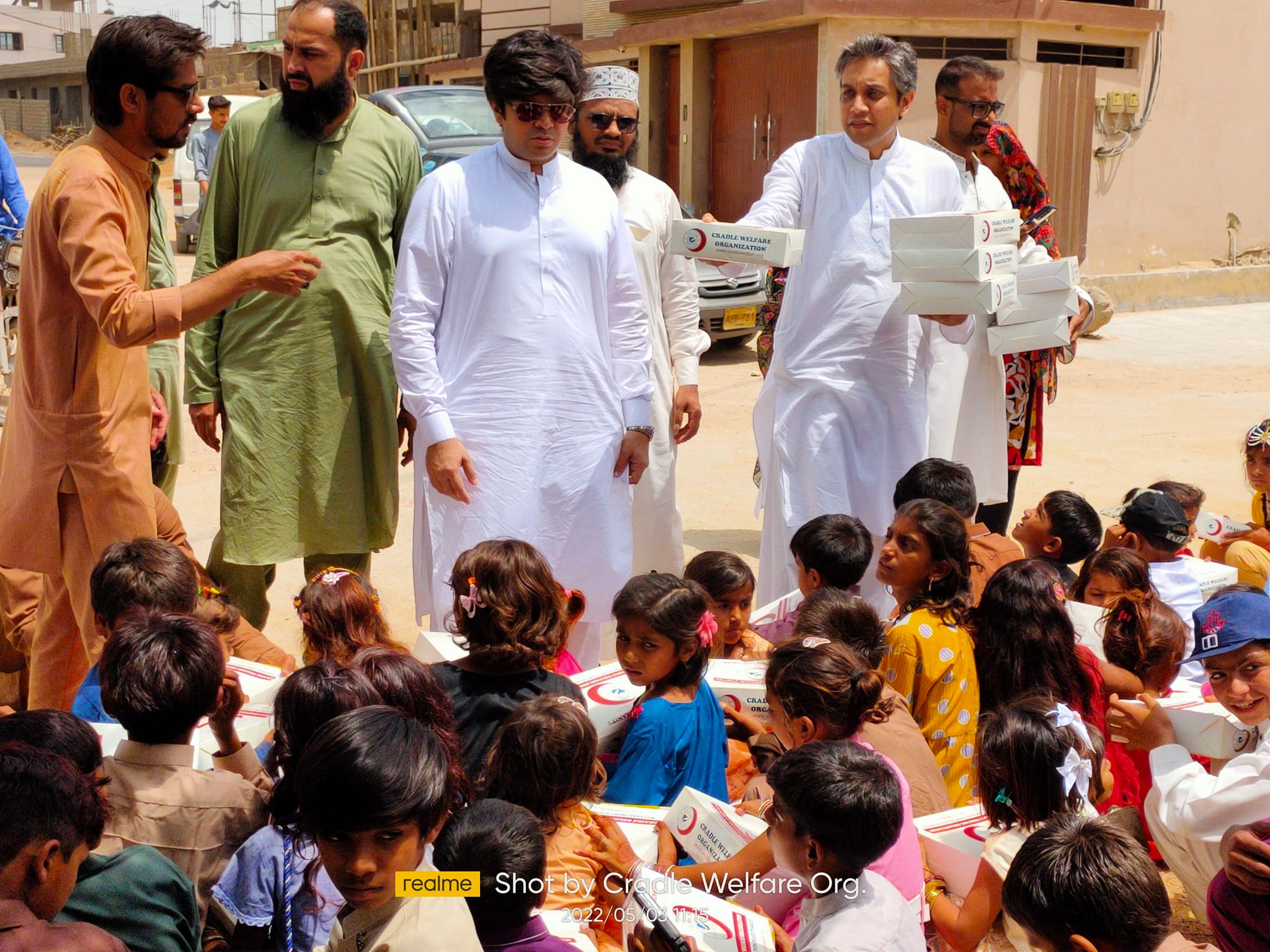 Eid Gifts Distribution Banner